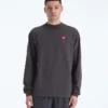 T-shirt med långa ärmar för herr, TNF™ Red Box T-shirt med långa ärmar för herr, TNF™ Red Box