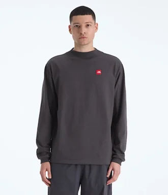T-shirt med långa ärmar för herr, TNF™ Red Box