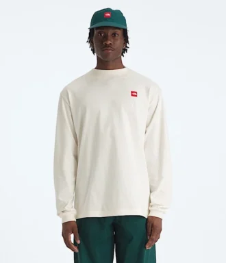 T-shirt med långa ärmar för herr, TNF™ Red Box
