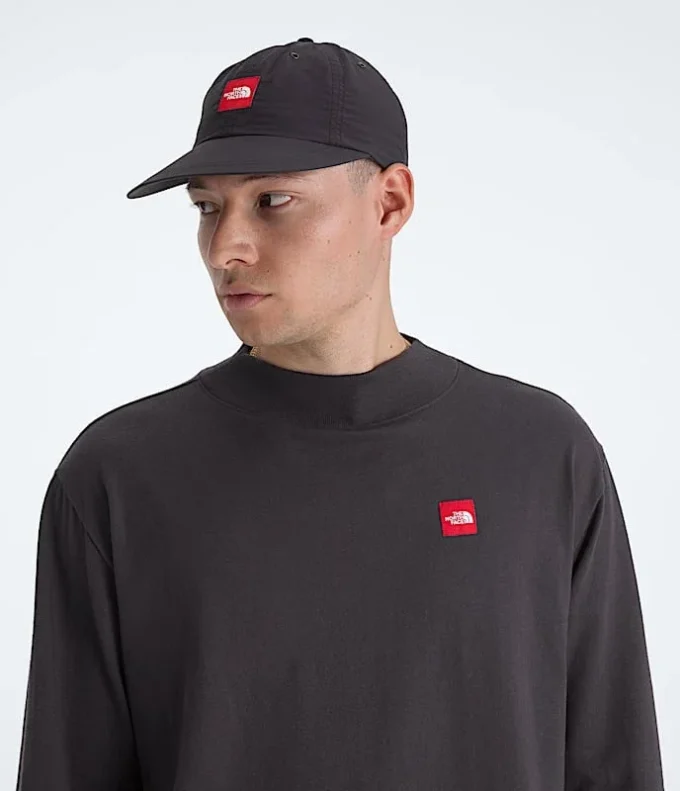 T-shirt med långa ärmar för herr, TNF™ Red Box T-shirt med långa ärmar för herr, TNF™ Red Box