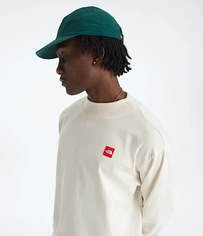 T-shirt med långa ärmar för herr, TNF™ Red Box T-shirt med långa ärmar för herr, TNF™ Red Box