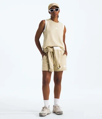 Terry Relaxed Cropped Tank för dam