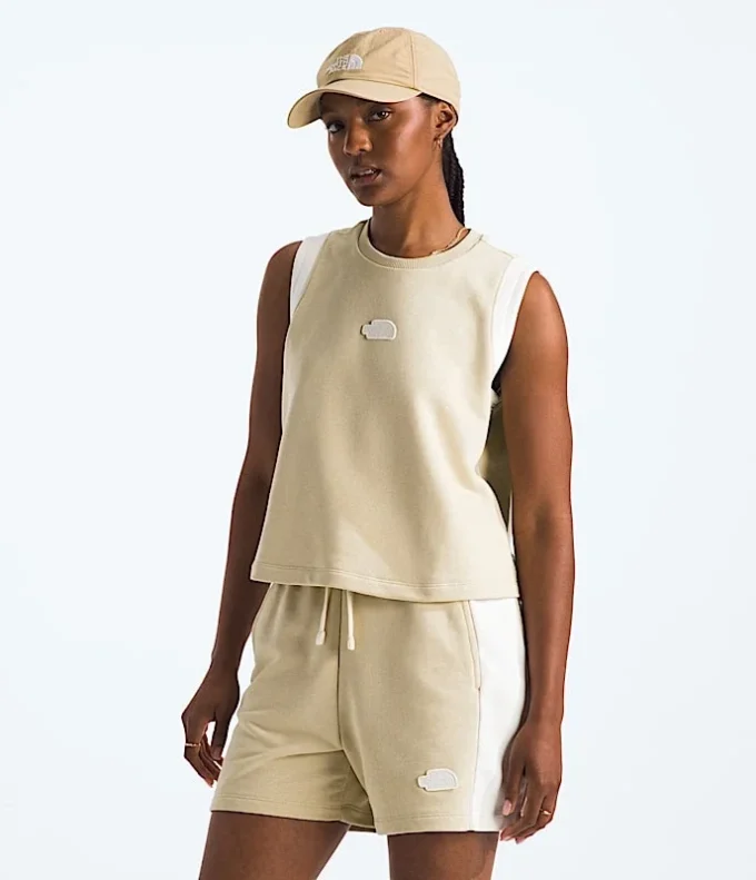 Terry Relaxed Cropped Tank för dam Terry Relaxed Cropped Tank för dam
