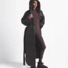 The North Face X SKIMS Nuptse Wrap Parka för damer The North Face X SKIMS Nuptse Wrap Parka för damer