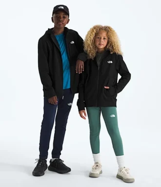 TNF™ Performance Fleece-jacka med huva och hel dragkedja för pojkar och flickor TNF™ Performance Fleece-jacka med huva och hel dragkedja för pojkar och flickor