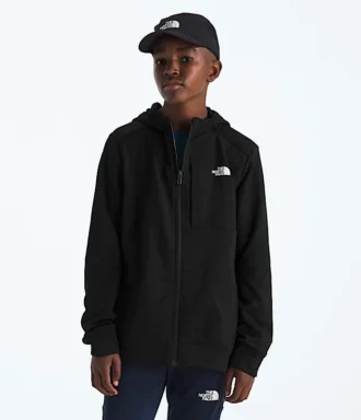 TNF™ Performance Fleece-jacka med huva och hel dragkedja för pojkar och flickor TNF™ Performance Fleece-jacka med huva och hel dragkedja för pojkar och flickor