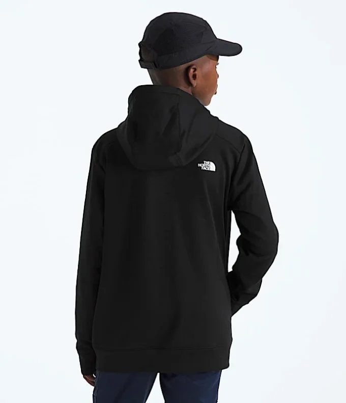 TNF™ Performance Fleece-jacka med huva och hel dragkedja för pojkar och flickor TNF™ Performance Fleece-jacka med huva och hel dragkedja för pojkar och flickor