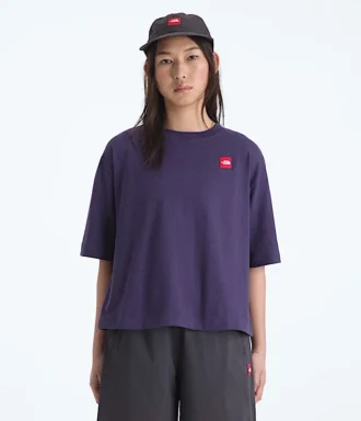 TNF™ Red Box kortärmad boxy-T-shirt för dam