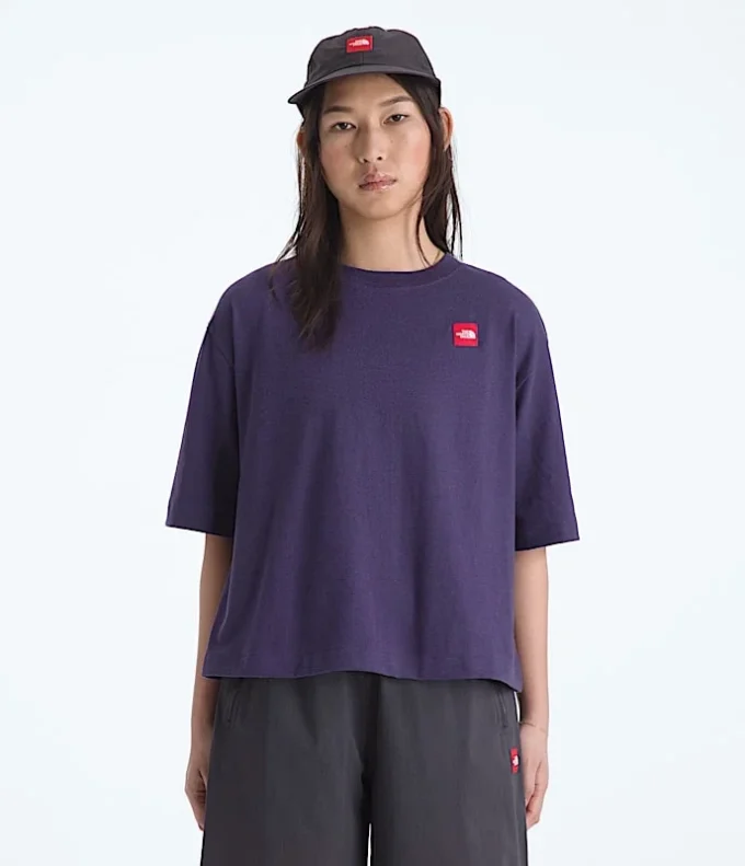 TNF™ Red Box kortärmad boxy-T-shirt för dam TNF™ Red Box kortärmad boxy-T-shirt för dam