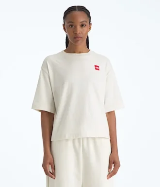 TNF™ Red Box kortärmad boxy-T-shirt för dam