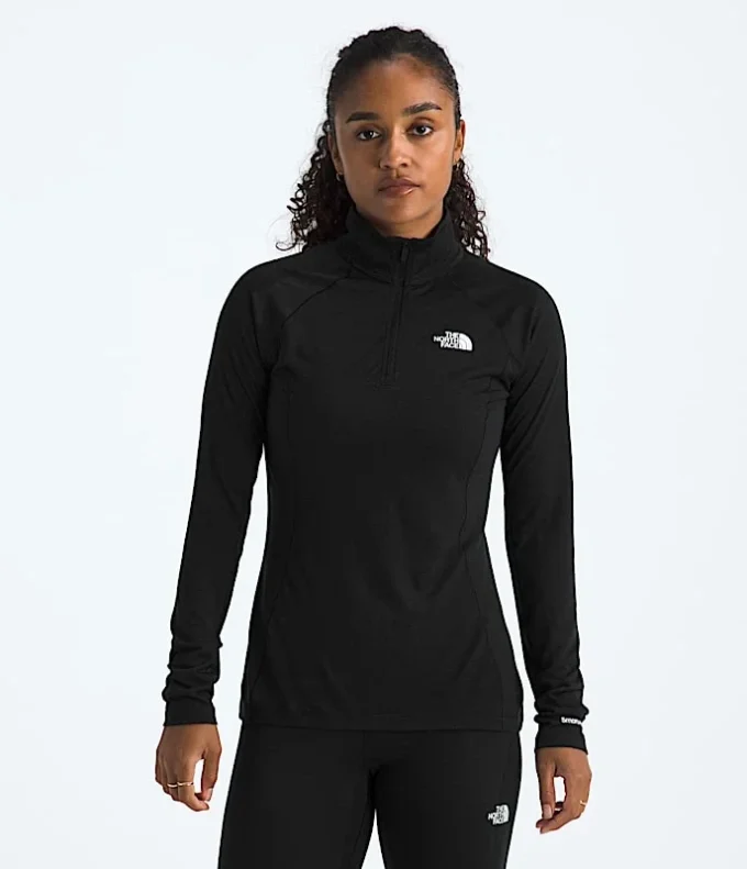 TNF X Smartwool Merino Blend 150 långärmad ?-Zip för damer TNF X Smartwool Merino Blend 150 långärmad ?-Zip för damer
