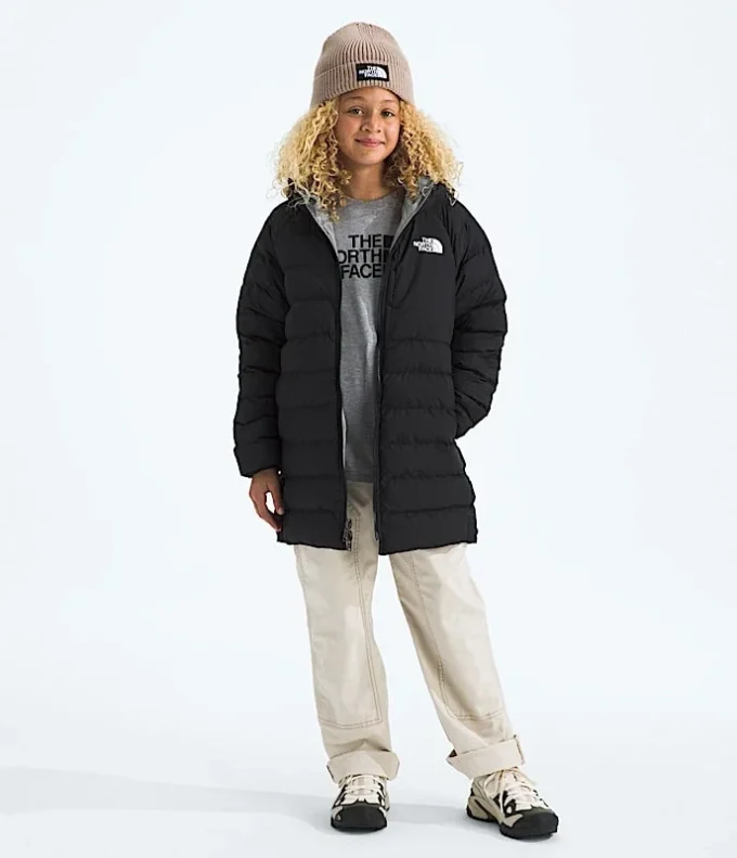 Vändbar Perrito-parkas för flickor
